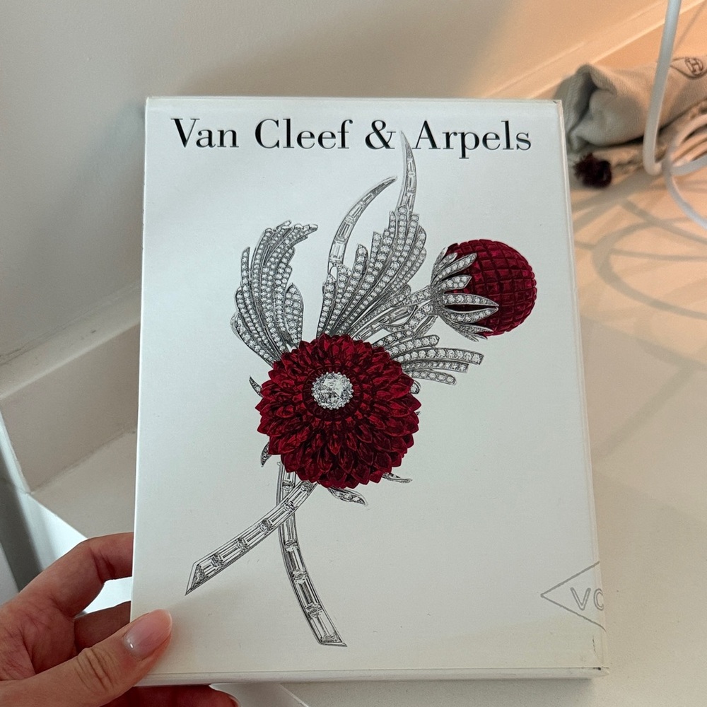 Van Cleef & Arpels Red and Silver Coffee Table Book
